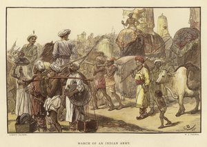 Marcha de un ejército indio de Gordon Frederick Browne